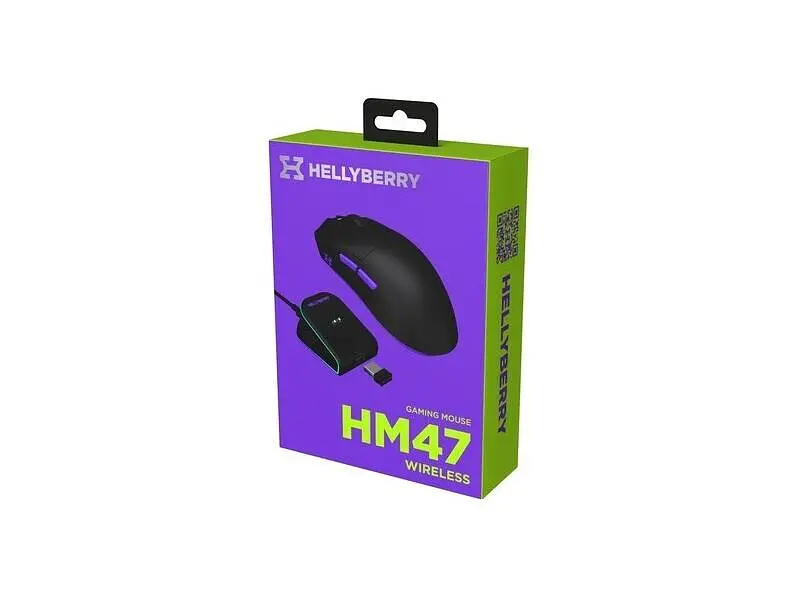 Миша Hator Hellyberry HM47 Wireless Black-Violet - фото 10