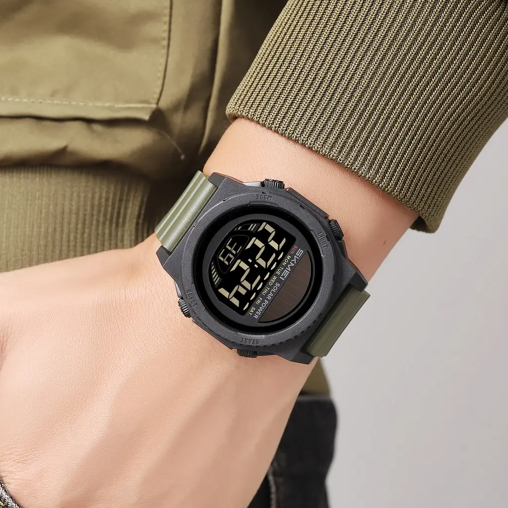Чоловічий наручний годинник 2358AG Army Green Skmei acs0029970 - фото 4