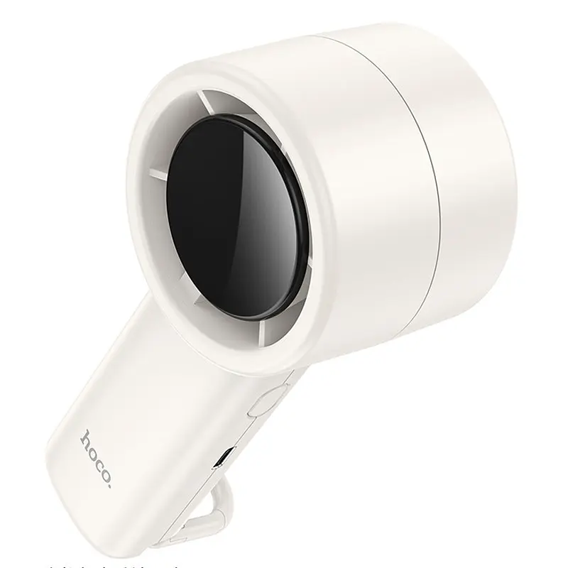 Портативний вентилятор Hoco HX63 Fashion high-speed handheld fan 2000 mAh White - фото 5
