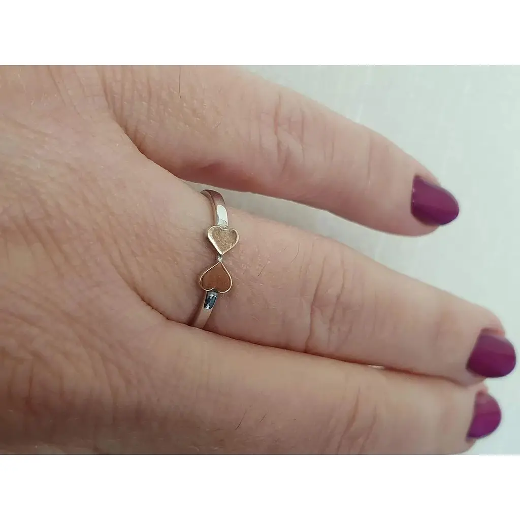 Срібне кільце Лазурит з позолотою. 12036р 17,5 - фото 2