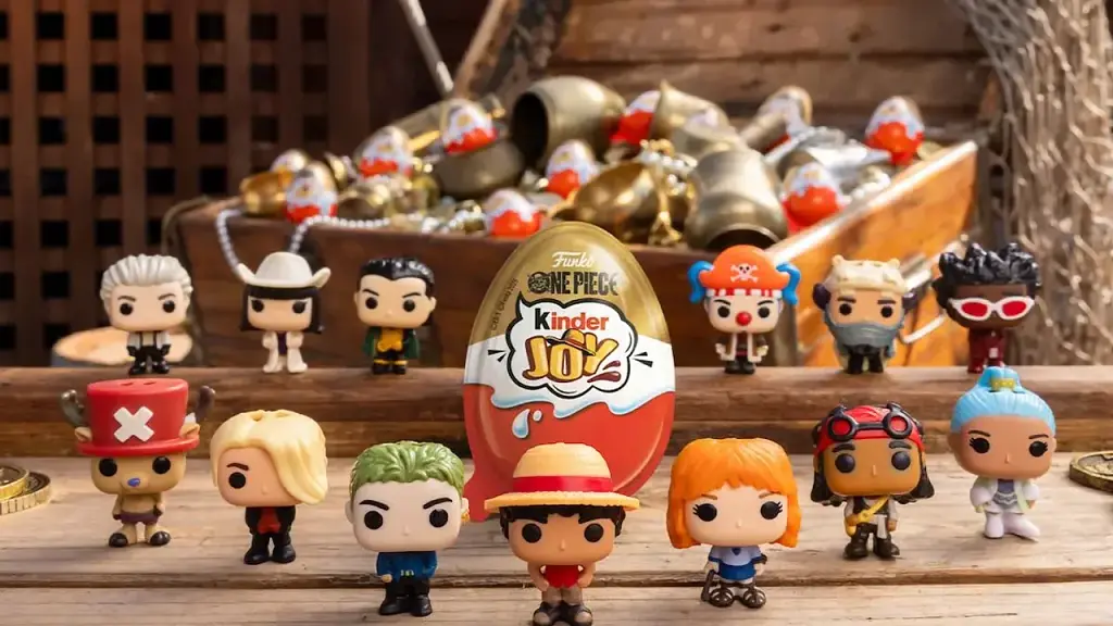 Шоколадні яйця Kinder Joy Funko One Piece 24 шт * 20 г - фото 2