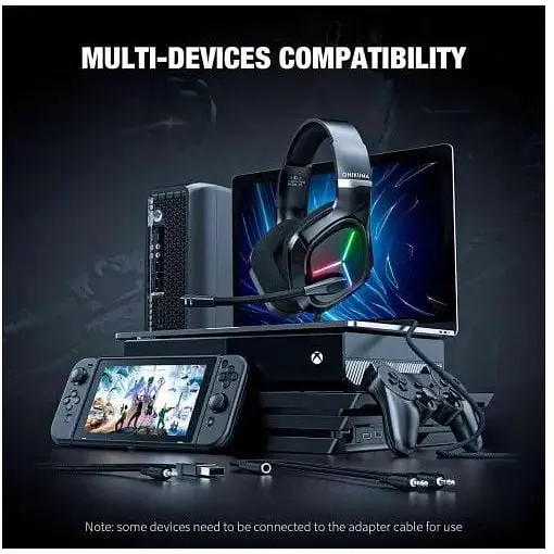 Навушники Onikuma Gaming with Blue LED X9 - фото 7