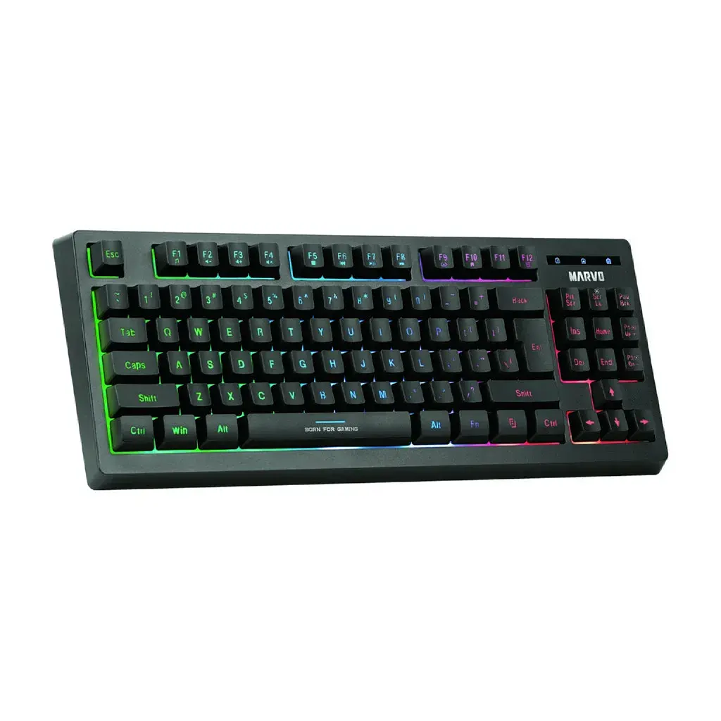 Клавіатура Marvo K607 3 colors-LED USB (K607) - фото 2