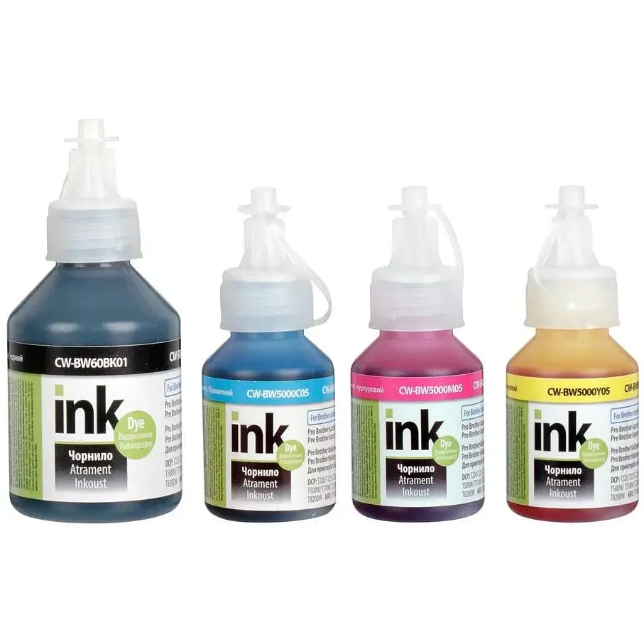 Чорнило ColorWay Brother BTD60BK/BT5000, 100ml+3х50ml BK/С/M/Y (CW-BW60SET01)