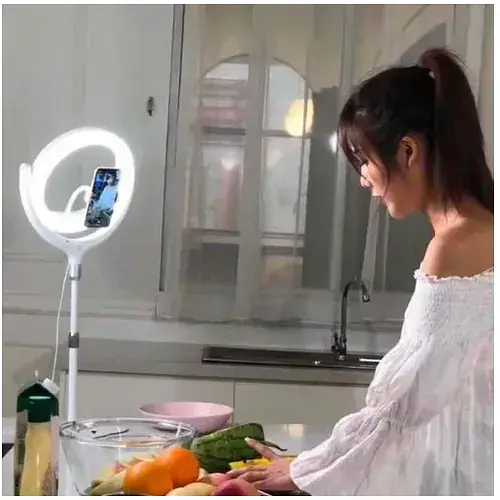 Тримач з кільцевим освітленням Remax RL-LT13 Life Desktop Selfie Spot Light 360° 50-80 см - фото 4