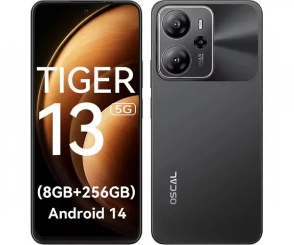 Смартфон Blackview Oscal Tiger 13 8/256Gb DS Hurricane Black NFC (6931548318750) - фото 2