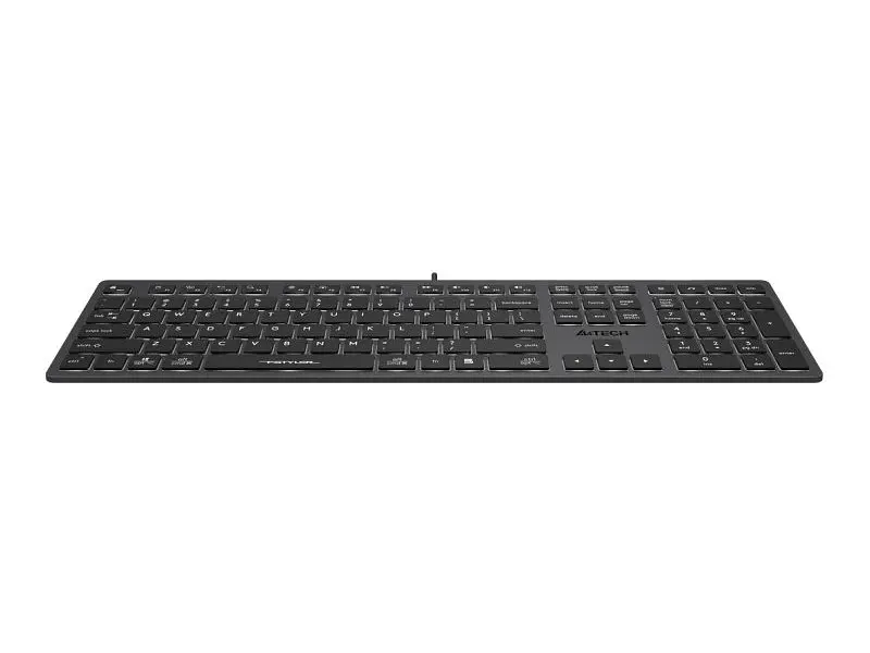 Клавіатура A4Tech FX60H Grey White Backlit - фото 2