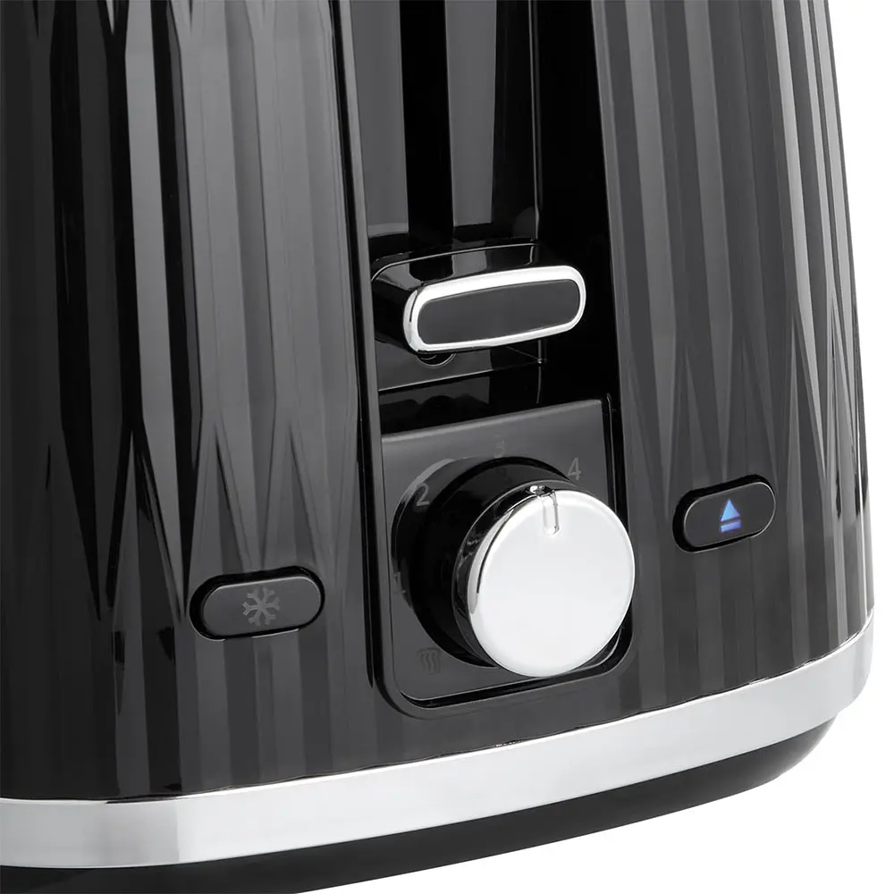 Тостер Eden 800Вт, пластик, подогрев, разморозка, черный Russell Hobbs kuh0014917 - фото 4