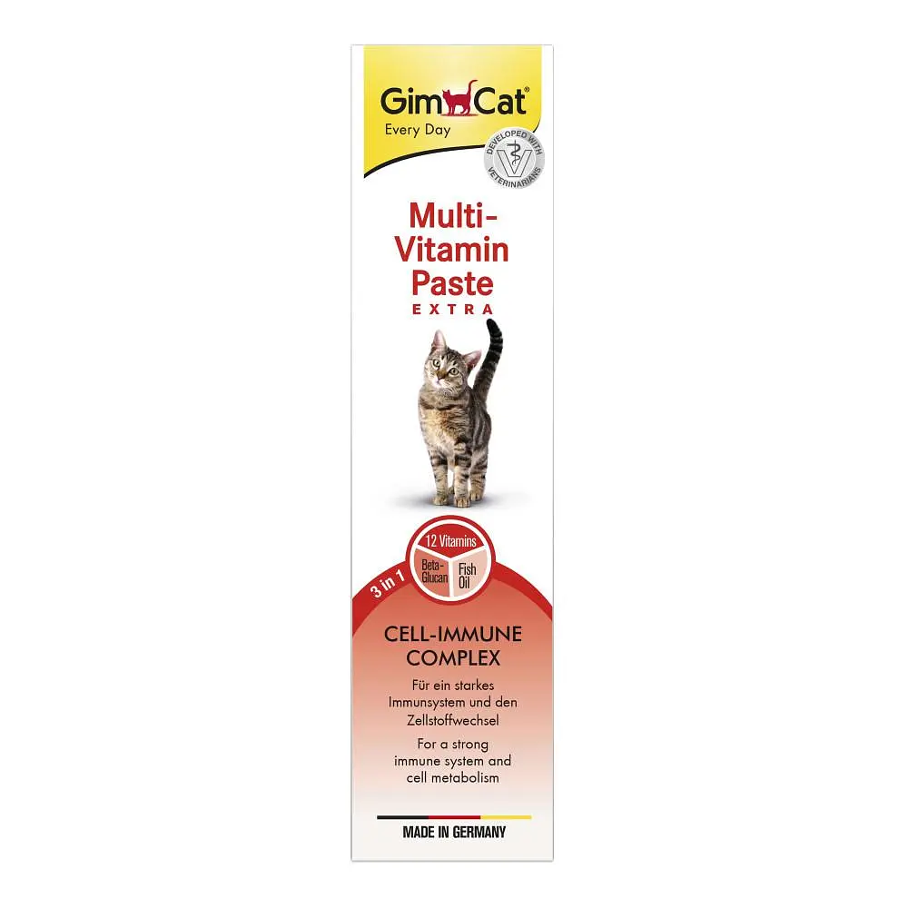 Ласощі для кішок GimCat Multi-Vitamin Paste Extra мультивитамін 200 г - фото 3