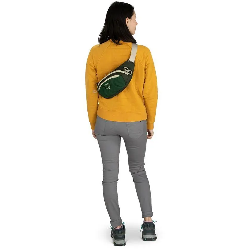 Сумка поясная Osprey Daylite Waist зеленая - фото 5