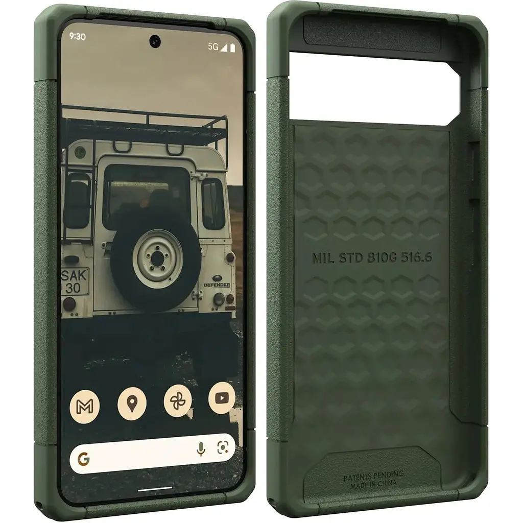 Оригинальный противоударный чехол UAG Scout для Google Pixel 8 (6.2") Olive Drab 614318117272 - фото 4