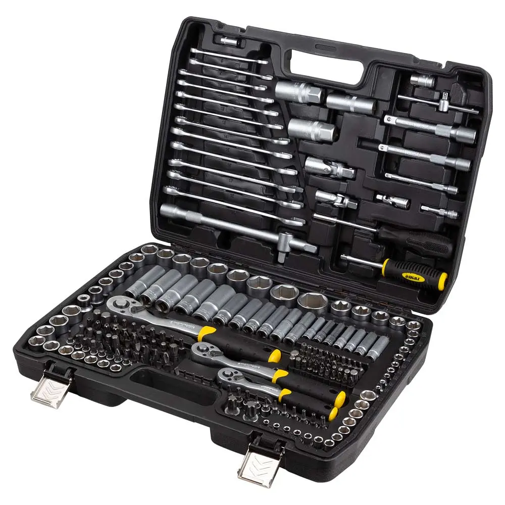 Набір насадок торцевих і біт Sigma 1/4", 3/8", 1/2" 216 шт CrV (6003841)