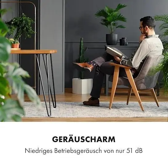 Мобильный вентилятор Klarstein Whirlwind 3 в 1 1600 м³/ч 90 Вт (10029327) - фото 7