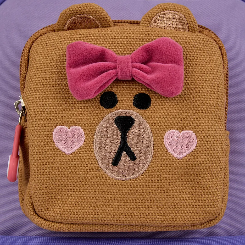 Рюкзак шкільний YES S-104 Line Friends Pretty Choco 36х26х13 см Різнокольоровий (559836) - фото 9