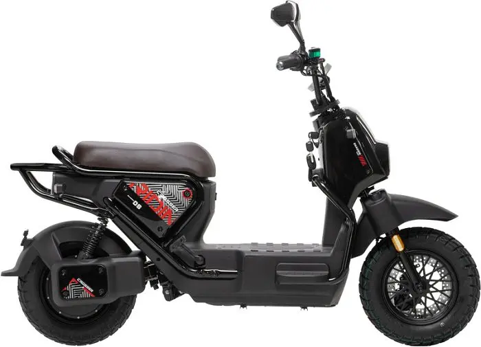 Электроскутер Двухместный Crosser CR4 Pro (1200W, 76.8V/30Ah) Черный - фото 2