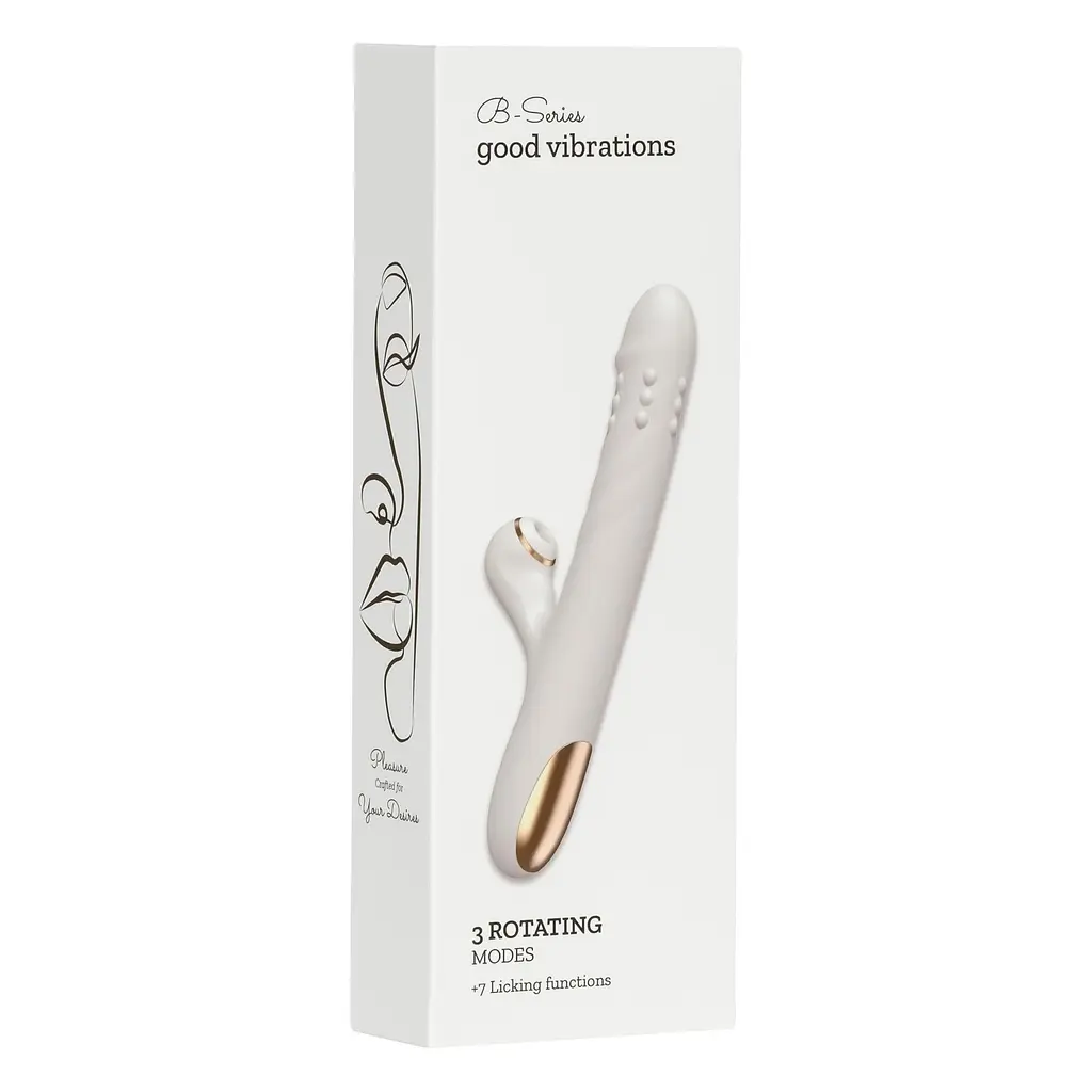 Вібратор-кролик Boys Of Toys B Series Fox Silicone Vibrator 3 функції обертання, 7 лизання - фото 6