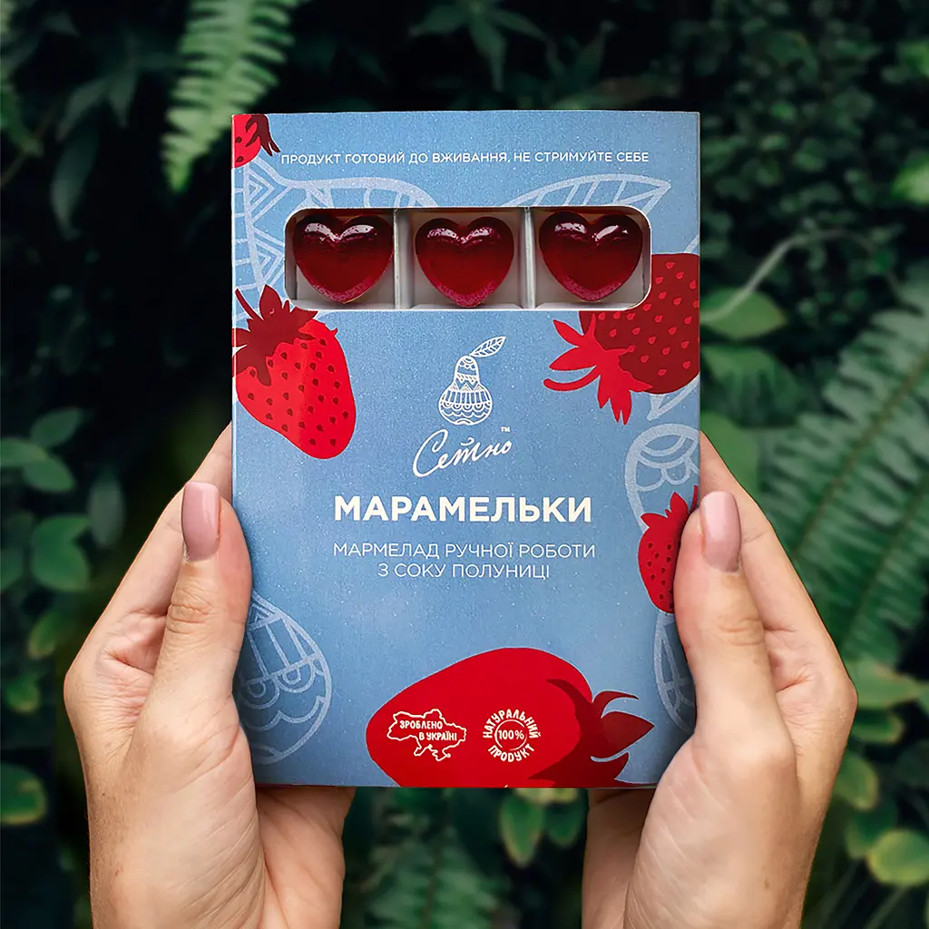 Мармелад Марамельки Полуничні 60г - фото 2