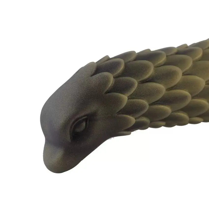 Фалоімітатор Hismith 8.5″ Squama Beast Silicone Dildo Monster Series KlicLok для секс-машин - фото 4