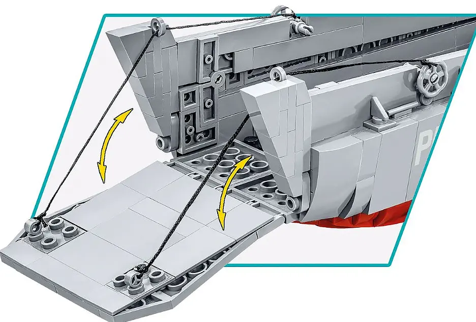 Конструктор детский Корабль LCVP Higgins Boat Cobi 4849 - фото 6