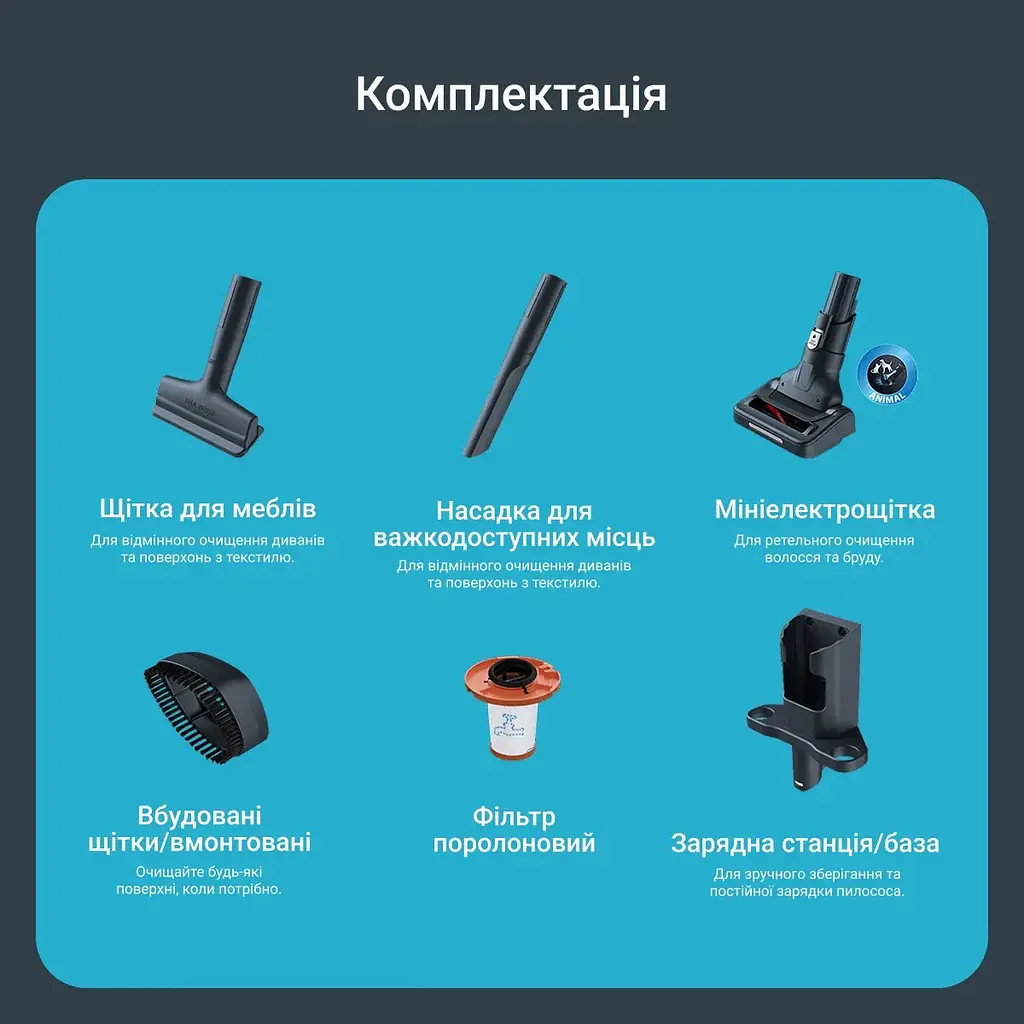Пилосос бездротовий Rowenta X-Force Flex 14.80 Auto Animal 240 Вт автон. робота до 90 хв HEF system 99.9% чорно-золотий - фото 10