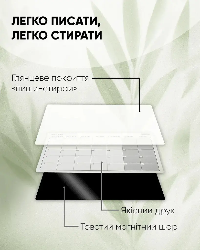 Планер настінний магнітний Buromax на місяць лінований А3 (BM.0082) - фото 4