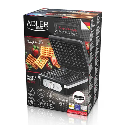 Вафельница Adler AD 3056 - фото 9