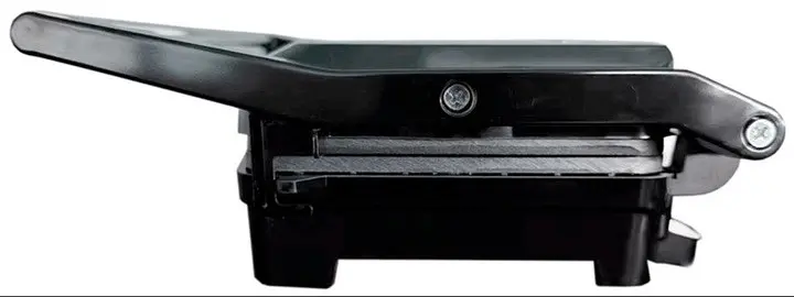 Прижимной контактный электрический гриль Grunhelm G753 домашний с антипригарным покрытием 750Вт Серый - фото 5