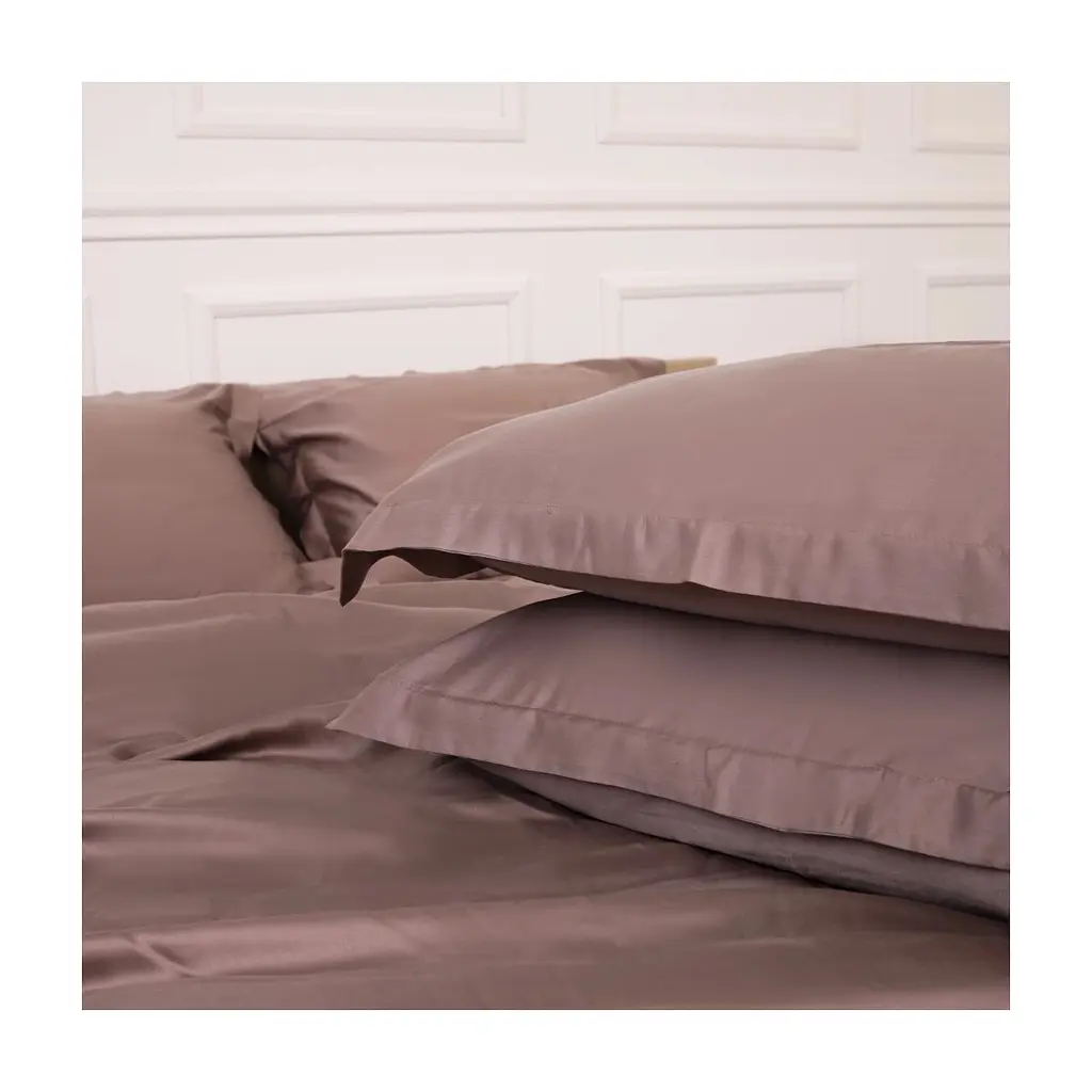 Постільна білизна MirSon Tencel №08 Beige 2x143x210 Сімейний (2200009637162) - фото 7