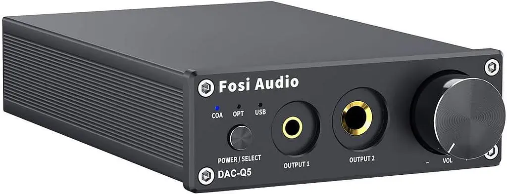 Конвертер звуку Fosi Audio DAC-Q5 - SPDIF/Coaxial на RCA / 3.5 mini-jack / 6.35