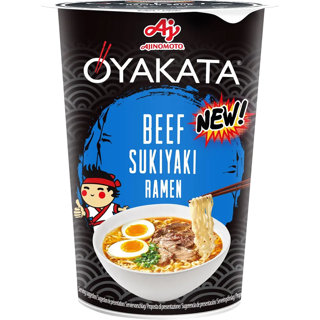 Набор: Лапша быстрого приготовления Oyakata Yakisoba Teriyaki Chicken 96 г Суп быстрого приготовления Oyakata Ramen Beef Sukiyaki 63.5 г - фото 3