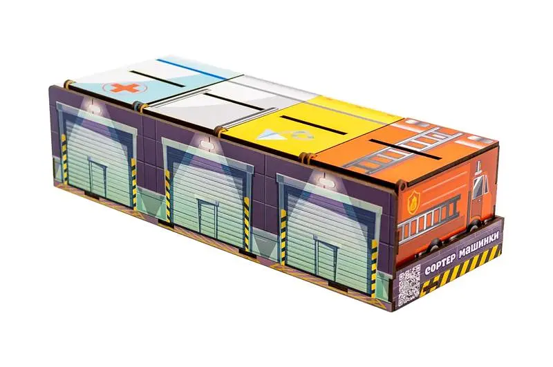 Сортер-монтесор Puz-8783 "Машинки", дерев'яний PuzzleOk - фото 7