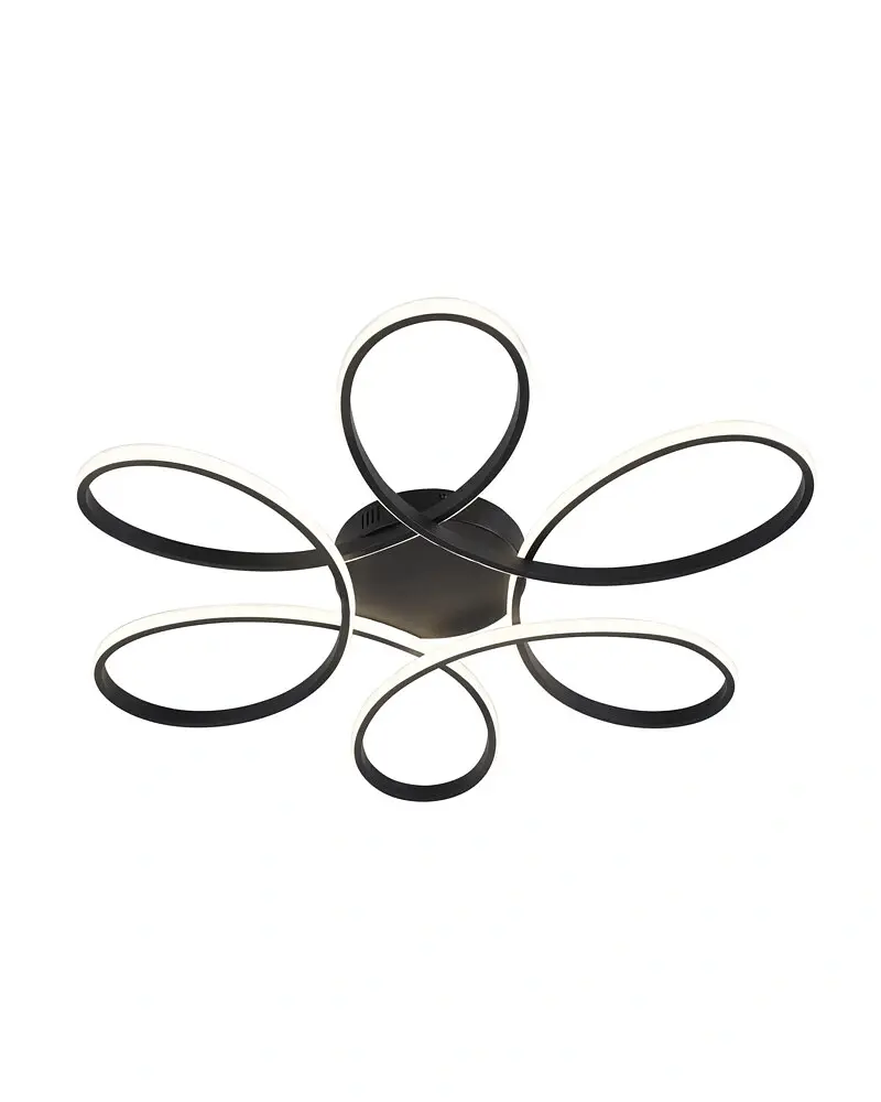 Люстра Goldlux 331823 Fiore XL LED 1x42W 4000K 5500Lm IP20 черная - фото 3