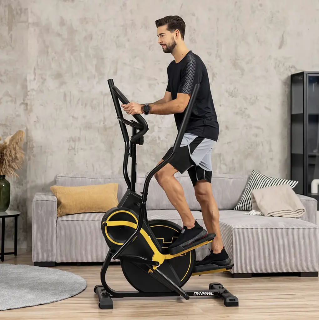 Орбітрек магнітний Hop-Sport HS-450B Dynamic чорно-жовтий - фото 17
