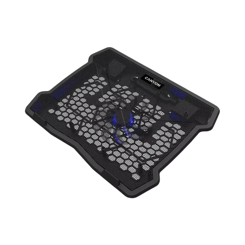 Підставка до ноутбука Canyon NS02, 10-15.6 laptop, single fan with 2x2.0 USB hub (CNE-HNS02) - фото 2