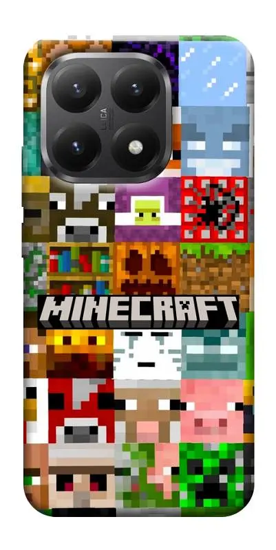 TPU чохол Demsky Minecraft collage для Xiaomi 15T