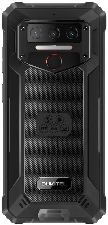 Смартфон Oulitel WP23 65" HD+ /4GB/64GB/MTK 6765/10600mAh/13+5Мп/IP69K/ NFC/Black - фото 6