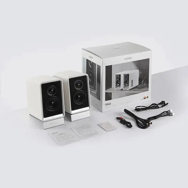 Акустические колонки Edifier QR65 White 2.0 70W Bluetooth Hi-Res - фото 7