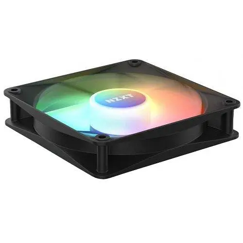 Вентилятор NZXT NZXT, F140RGB Core - 140mm - Hub-mounted RGB Fans-Single (Black) (RF-C14SF-B1) - фото 3