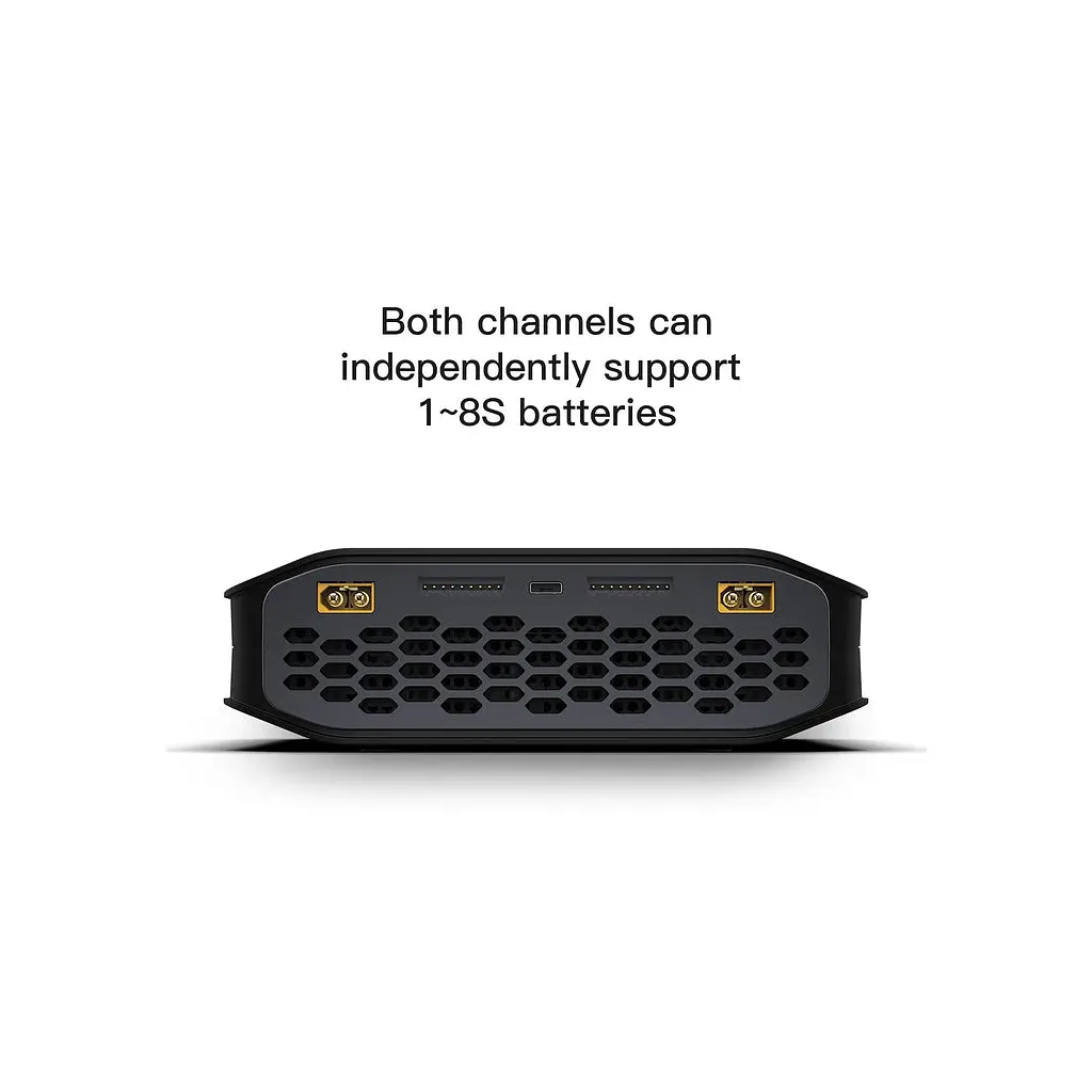 Зарядний пристрій для дрона iSDT K4 AC 400W DC 600Wx2 (HP0015.K4) - фото 3