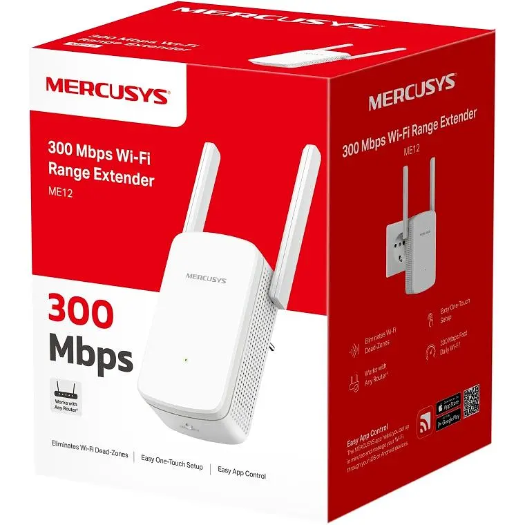 Ретранслятор Wi-Fi сигналу Mercusys ME12 [151391] - фото 8