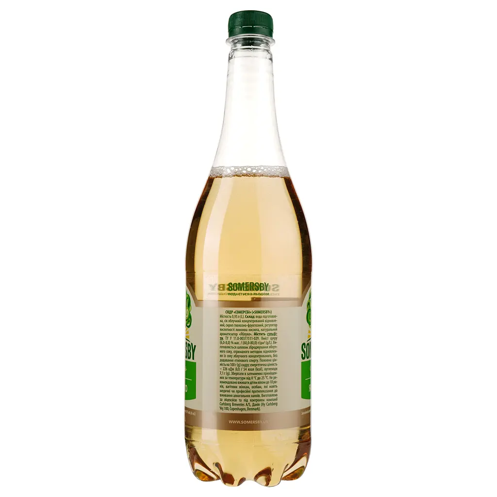 Упаковка сидру Somersby Яблуко 4.7% 11.4 л (0.95 л х 12 шт.) - фото 5