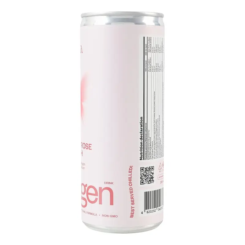 Напиток из коллагена со вкусом розы и персика Collagen Perla Helsa 250 мл x 4 - фото 4