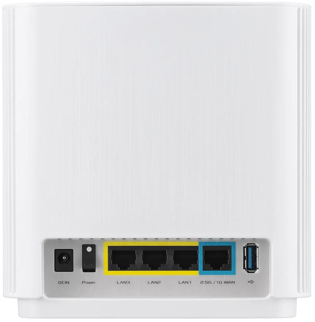ASUS Маршрутизатор ZenWiFi XT9 1PK AX7800 3xGE LAN 1x2.5GE WAN 1xUSB 3.2 MU-MIMO OFDMA MESH white - фото 2