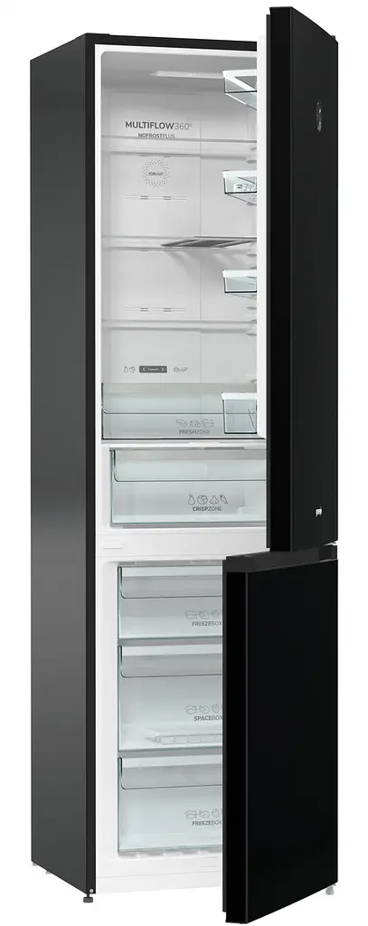 Холодильник з нижньою морозильною камерою Gorenje (NRK6201SYBK) - фото 9
