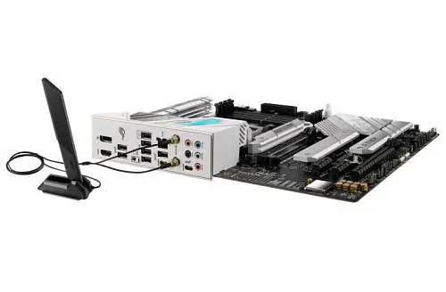 Материнская плата AM5 Asus ROG STRIX B650-A GAMING WIFI, B650, 4xDDR5, Int.Video (CPU), 4xSATA3, 3xM.2, 2xPCI-E 4.0 16x, 2xPCI-E 4.0 1x, 7xUSB3.2/6xUSB2.0, HDMI/DP, ATX - фото 4