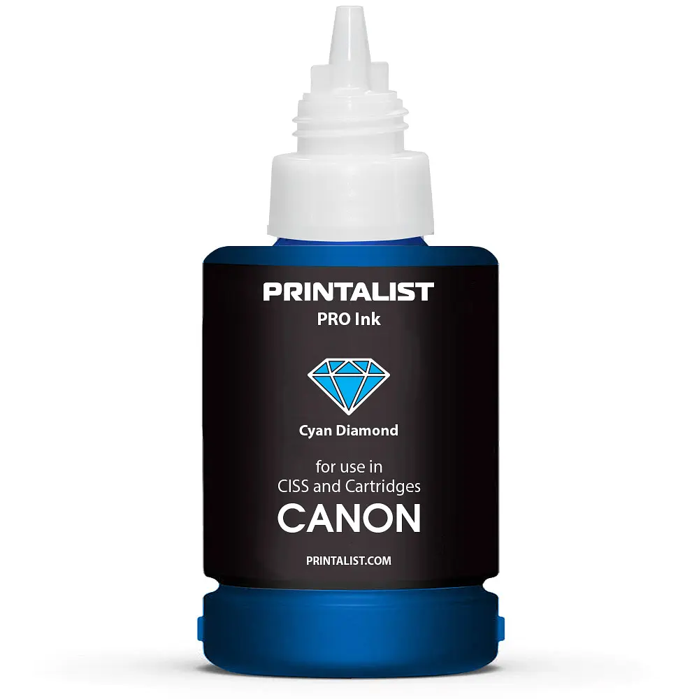 Чорнило PRINTALIST для Canon 140г Cyan водорозчинне (PL-INK-CANON-C) - фото 3