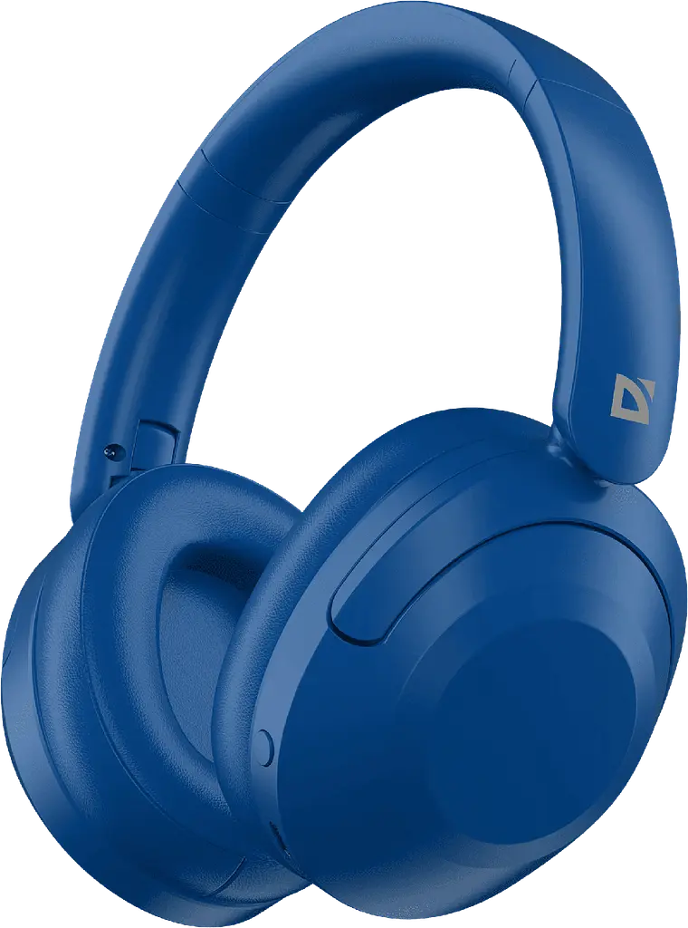 Навушники бездротові Defender FreeMotion B490 bluetooth стерео гарнітура + USB-C + 3.5 синя (63491)