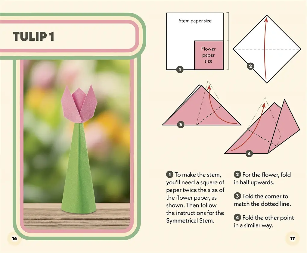 The Box of Mini Origami Flowers: A Tiny World of Paper Models in the Palm of Your Hand - Nick Robinson - фото 3