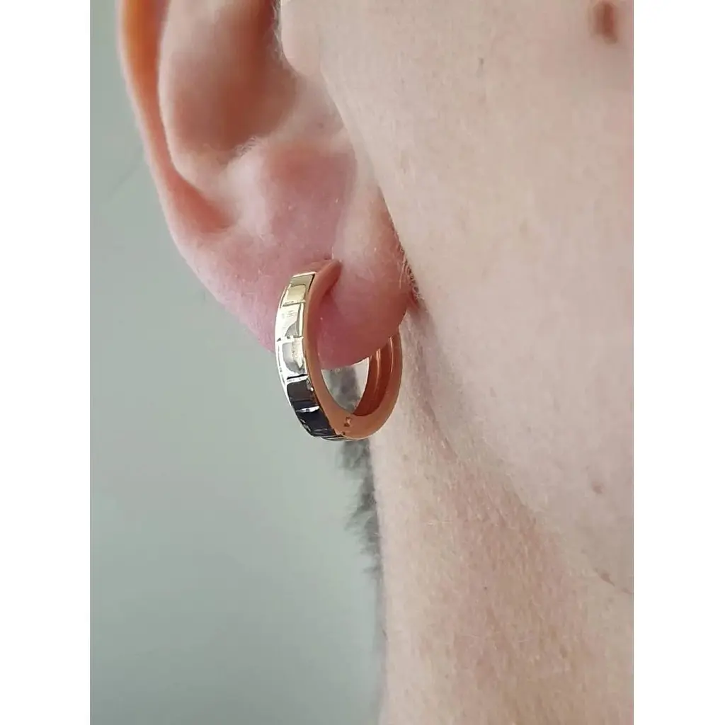 Золота моносережка-кільце Tango. 470331Ш - фото 2