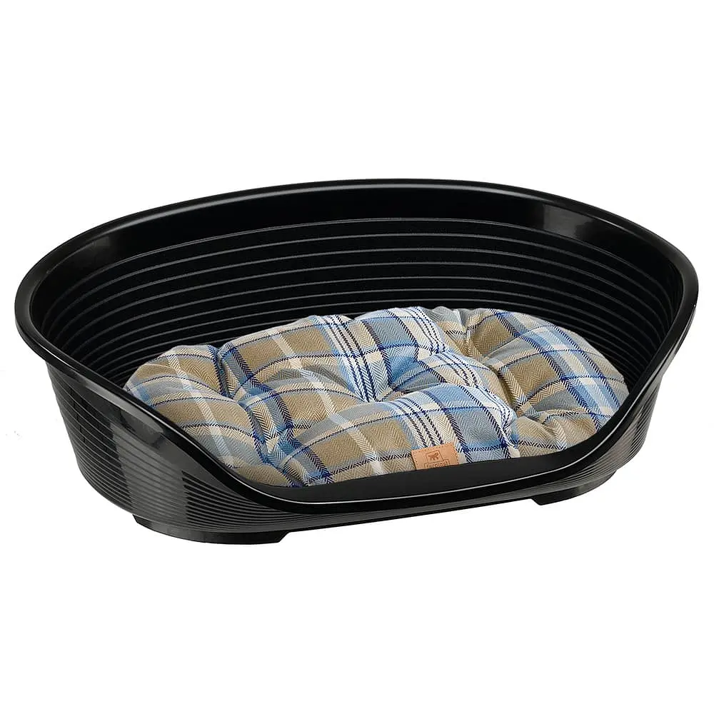 Пластиковий лежак для собак і котів Ferplast Siesta Deluxe 10 чорний 93,5×68×28,5 см 70210917 - фото 4